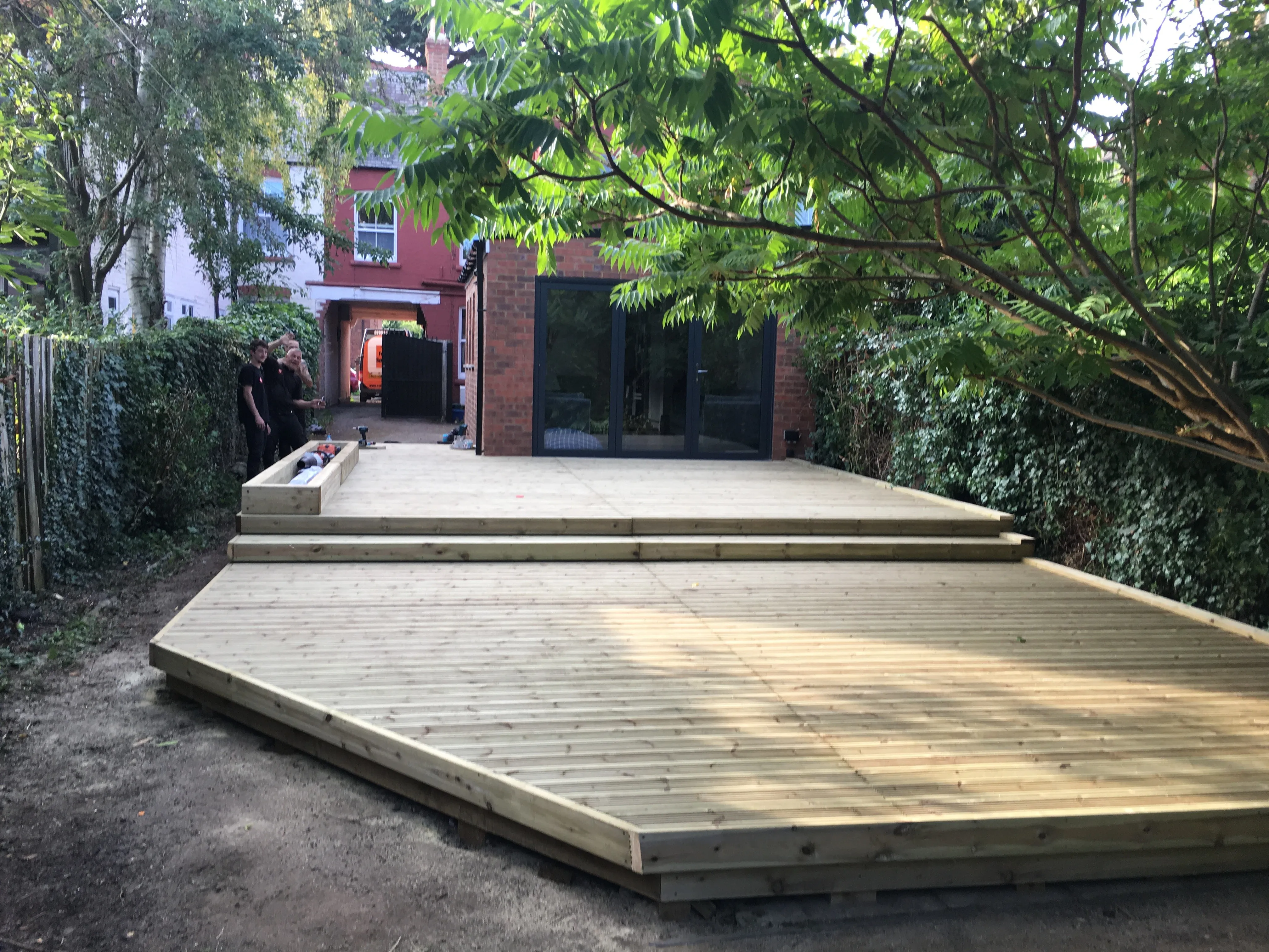 Softwood Timber Decking – Stony Stratford